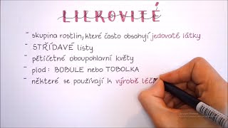 Lilkovité krytosemenné dvouděložné rostliny [upl. by Sheridan]