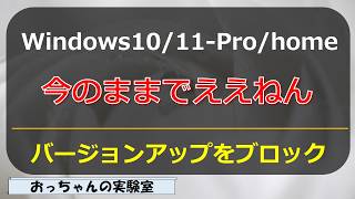 現在のWindowsバージョンに留まりたいWindows10Windows11Prohome [upl. by Zuckerman]