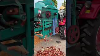 Drum corn thresher Good tools and machinery can increase work efficiency [upl. by Mahon]