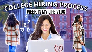 College Faculty Onboarding → The hiring process salary degrees classroom  week in my life vlog [upl. by Anicart]