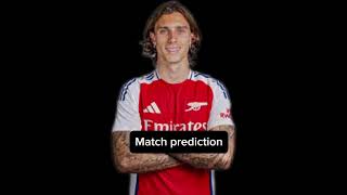 Match prediction against Leicester premierleague arsenal Leicester [upl. by Jerrie435]