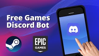 How to Use Free Games Discord Bot  Free Steam Games [upl. by Alpers]