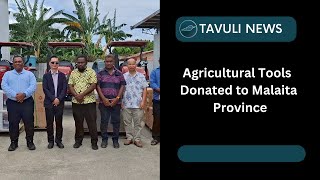 Agricultural Tools Donated to Malaita Province [upl. by Giorgi161]