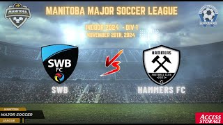 November 20th WSF Div 1 SWB vs Hammers FC [upl. by Karlow]