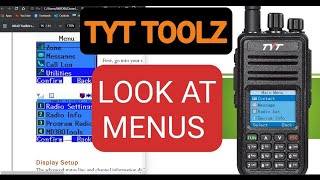 TYT TOOLZ  MD380 First LOOK AT MENUS [upl. by Venita]