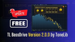 NEW UPDATE of This GREAT FREE Plugin for Bass  TL BassDrive Version 200 by ToneLib  Sound Demo [upl. by Sayres27]