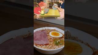 Ponyo Ramen by Studio Ghibli 🍜🐟 ponyo ramen anime instantnoodles [upl. by Anaher183]