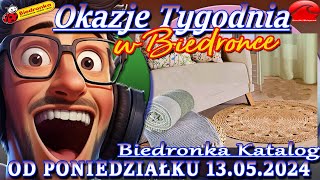 Biedronka Nowa Gazetka Promocyjna Od 13052024 Okazje Tygodnia w Biedronce – Katalog Blisko Domu [upl. by Straub]