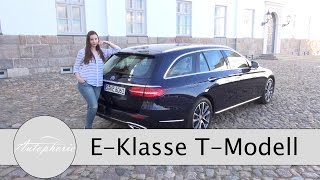 2017 MercedesBenz EKlasse E 220d TModell Test S213  Review  Fahrbericht  Autophorie [upl. by Frasier371]