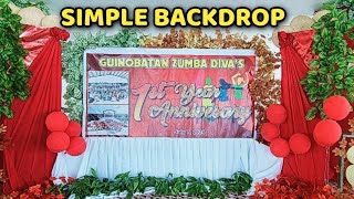 Backdrop Decoration Ideas  Stage Decoration Ideas [upl. by Frame]