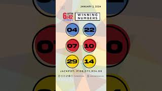 PCSO Lotto Results P49M Ultra Lotto 658 Super Lotto 649 Lotto 642 6D 3D 2D  Jan 2 2024 [upl. by Ax]