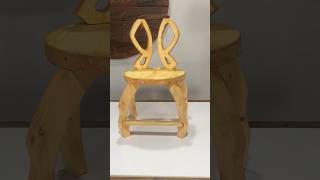 FASTEST TUTORIAL TO MAKE A childs WOODEN CHAIR [upl. by Thoer]