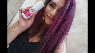 Dyed my hair Pink Loreal Colourista [upl. by Yahska]