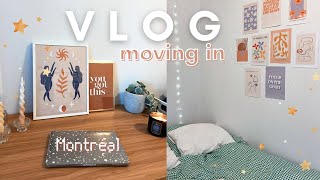 Desenio DIY et update appart en coloc étudiante à Montréal 🇨🇦  CANADA MOVING VLOG n3 📦 [upl. by Ole]