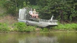 Climbing the Hill in an Airboat [upl. by Eikcin47]