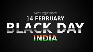 14 February 🖤Black StatusPulwama Attack 14 February Pulwama Attack Status 2023 [upl. by Iand]