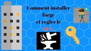 comment installer et regler le bug de forge [upl. by Ahsok967]