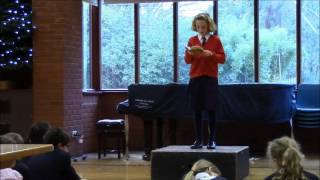 Prose Reading Competition Finalist at The Abbey  Woodbridge School Prep [upl. by Tamas]