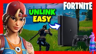 How to UNLINK Fortnite ACCOUNT From PS4 Without Verification ✅ 2024 FULL GUIDE [upl. by Aromat]