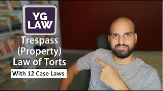 Trespass to Property  Immovable Land and Movable  Law of Torts [upl. by Gelasias]