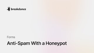 Anti Spam with a Honeypot [upl. by Clem812]