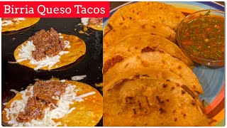 Easy Birria De Res and consome recipe plus queso tacos😋So delicious and easy in my Instant pot [upl. by Cooley276]