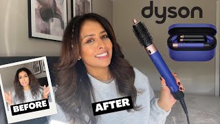 Dyson Airwrap Tutorial  for thick frizzy hair [upl. by Cherlyn52]