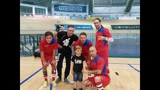 MANCHESTER FUTSAL CLUB VS KEVIN DAVIES SELECT 1ST HALF [upl. by Neyuh]