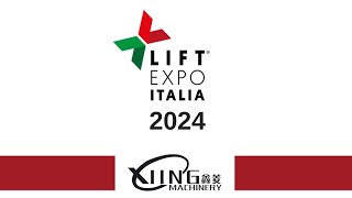 XINLIN MACHINERY CO LTD  LIFT EXPO ITALIA 2024 [upl. by Annoj641]