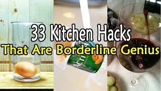 33 Kitchen Hacks That Are Borderline Genius [upl. by Graaf]