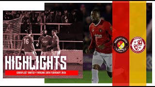 HIGHLIGHTS  Ebbsfleet United Vs Woking [upl. by Fineman]