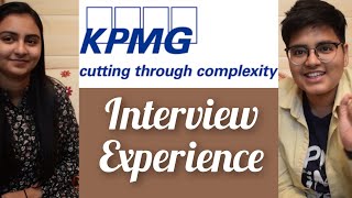 KPMG Interview Experience [upl. by Montagu]