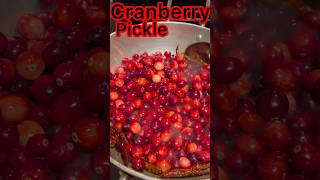 Cranberry Pickle ediblequestbydurgadhakal food cookingrecipes youtubeshorts recipe [upl. by Crescint214]