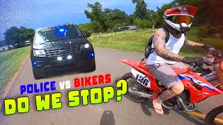 Police VS Bikers  Motorcycles Run From Cops  GOOD or BAD [upl. by Eibob441]