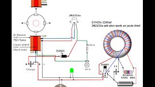 Schematics for Joule Thief Bedini [upl. by Venola]