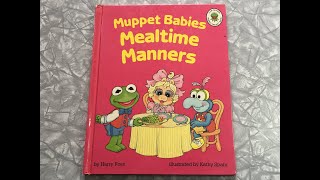 Muppet babies mealtime manners Reading out loud [upl. by Ecnerrot]