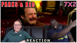 Parks and Recreation 7x2 Ron amp Jammy Reaction FULL Reactions on Patreon [upl. by Hu]