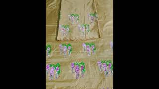 Fabric work mekhela chador  shorts ytshorts SCFashion World [upl. by Caddric]