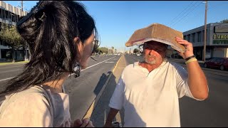 High School Students Interviewing Homeless Men On The Street [upl. by Derfla]