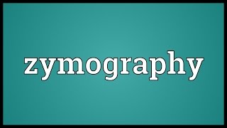 Zymography Meaning [upl. by Atteiram]