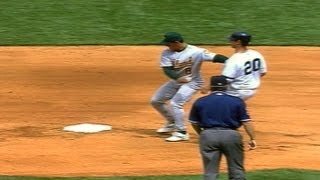 Randy Velarde pulls off an unassisted triple play in 2000 [upl. by Okiruy832]