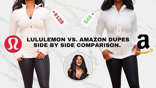 Lululemon VS Amazon Dupes [upl. by Malvie]