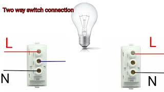 Electrical 2way switch wiringwiring connection digram [upl. by Atews765]