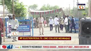 MP ELECTION RESULTS  CMC COLLEGE NIZAMABAD [upl. by Clarie631]