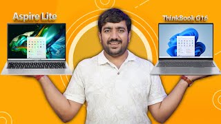 Acer Aspire Lite 12th Gen Core i512450H Vs Lenovo Thinkbook 16 G6 Amd Ryzen 5 7530u Laptop Hindi [upl. by Sup]