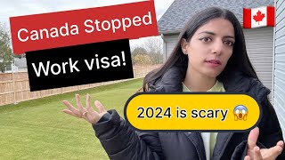 Big news Canada stopped work visa process  No more LMIA in 2024 [upl. by Lubow183]