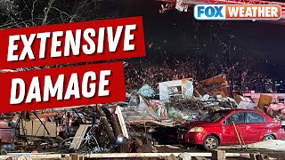 Deadly Tornado Outbreak Leaves Major Damage In Tennessee Kentucky [upl. by Demmer]