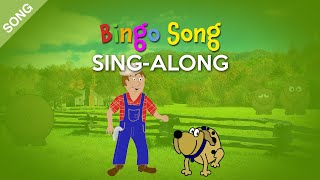 Bingo Song  SingAlong with Lyrics for Kids SONG [upl. by Ecylahs]