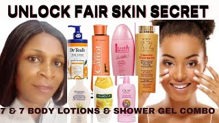 Best Body Care Products For FAIR Skin Body Lotions and Shower Gel COMBO For Fairer Tone [upl. by Raynah]