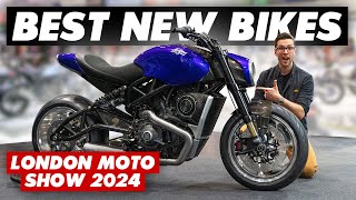 Best New 2024 Bikes From The London Motorcycle Show [upl. by Ellehcyar]